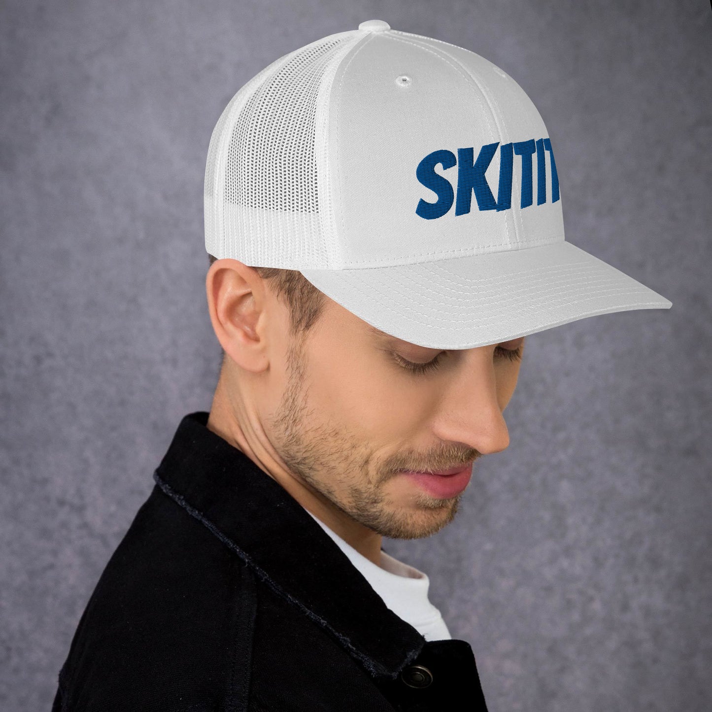 SKITIT TRUCKER BLUE LOGO