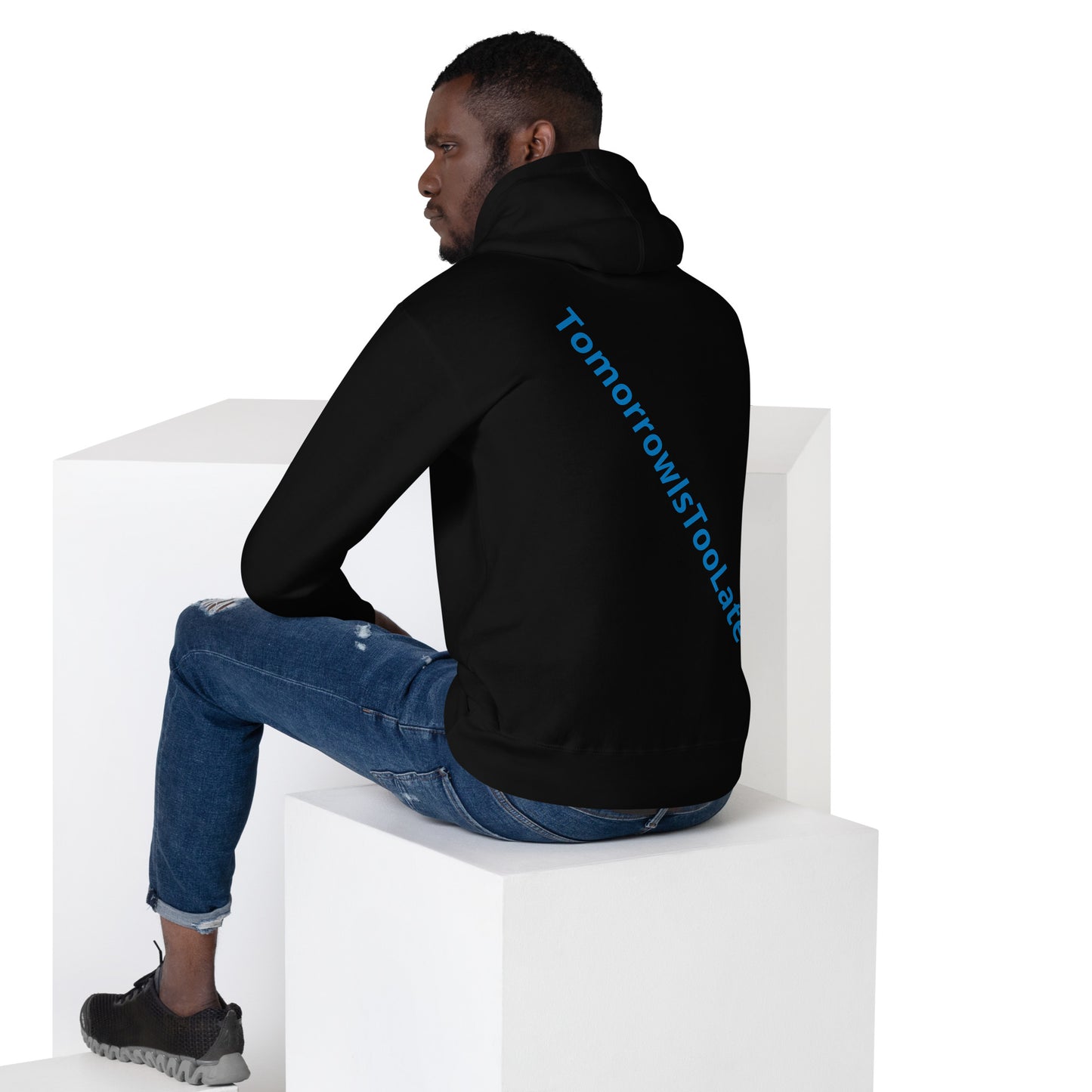 UNISEX SKITIT HOODIE BLUE LOGO