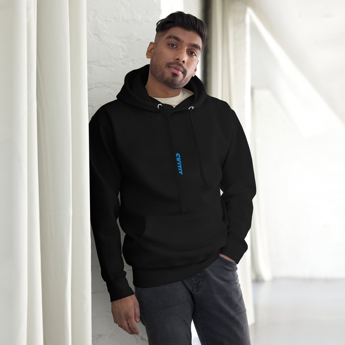 UNISEX SKITIT HOODIE BLUE LOGO