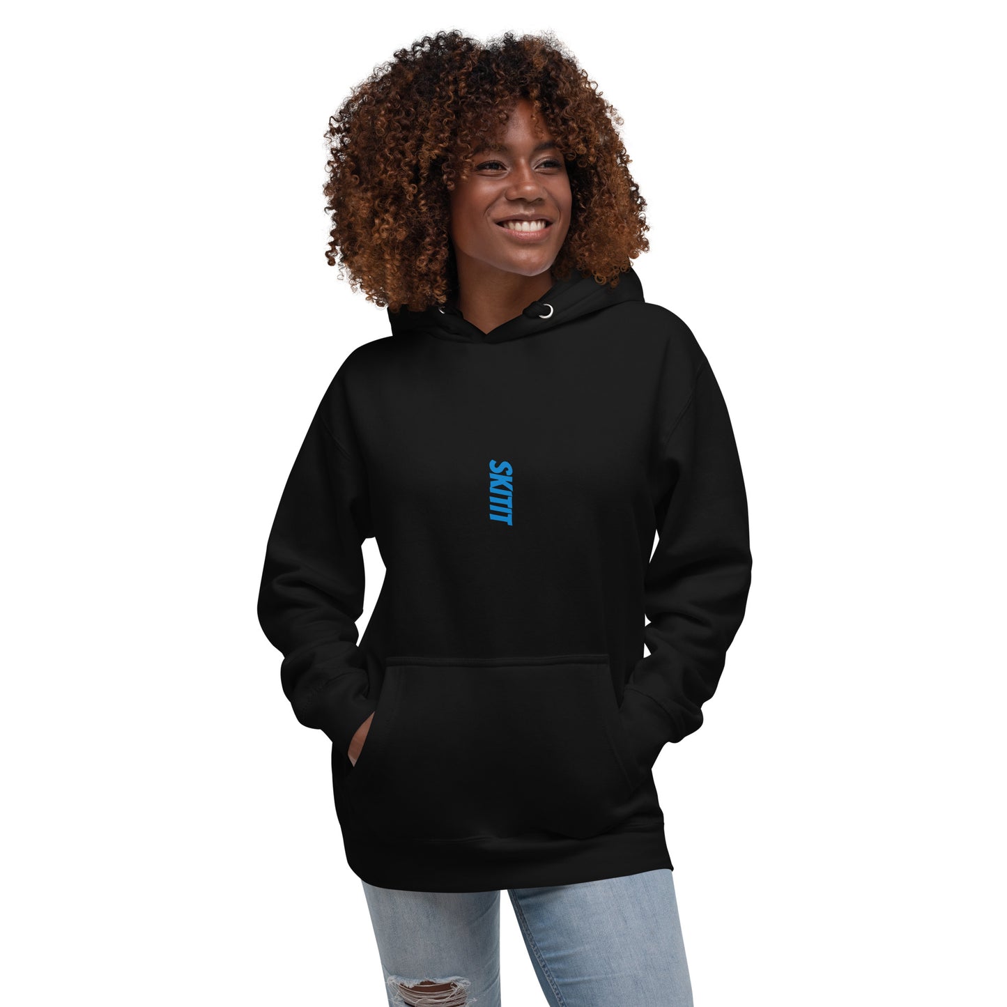 UNISEX SKITIT HOODIE BLUE LOGO