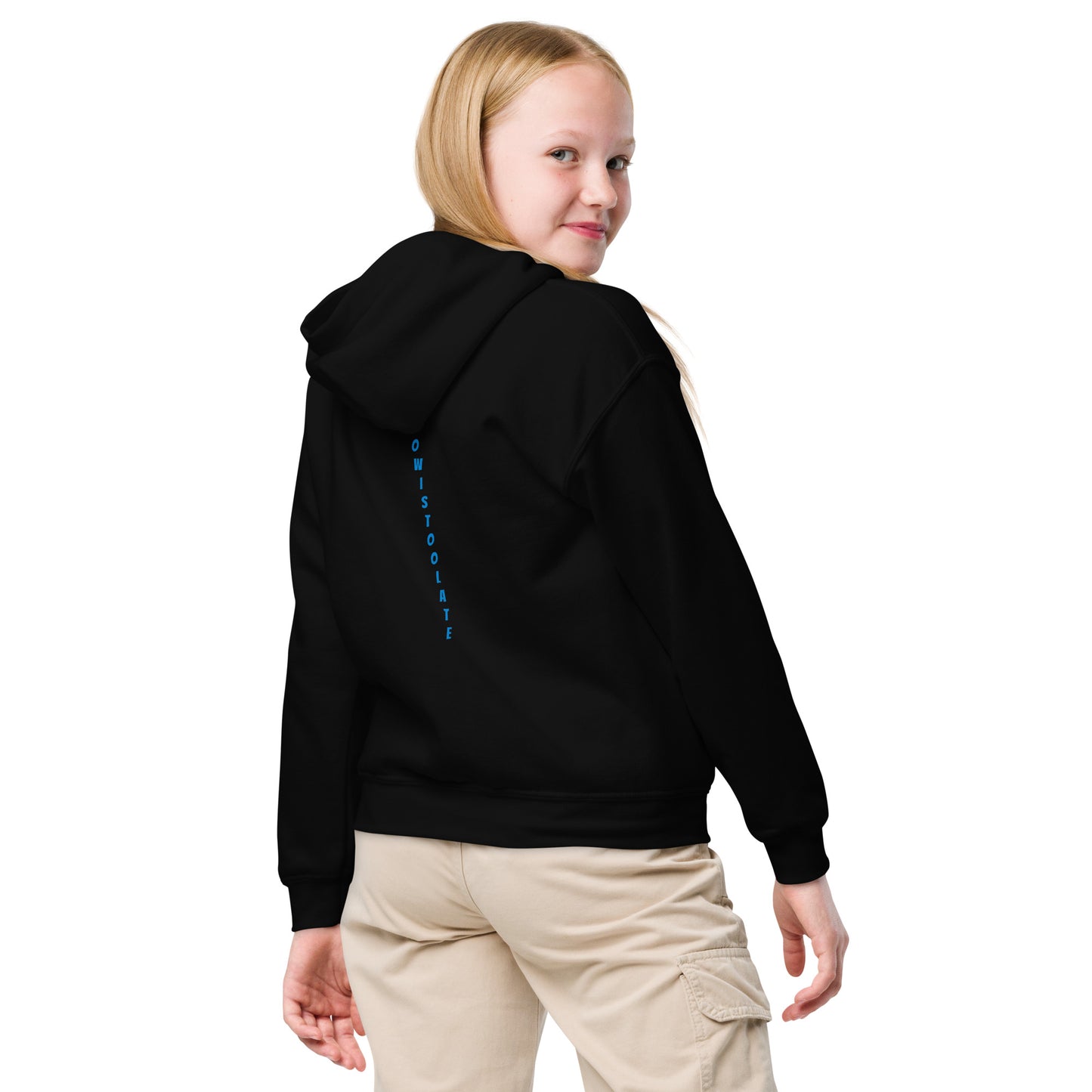 YOUTH SKITIT HOODIE BLUE LOGO