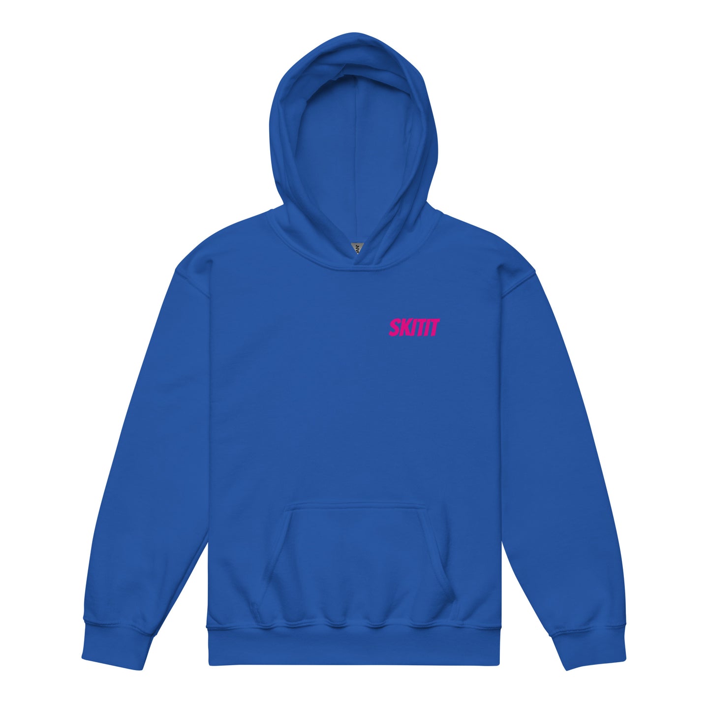 YOUTH SKITIT HOODIE PINK LOGO